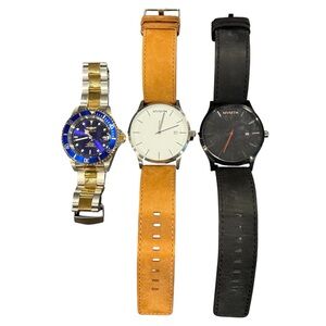 Men’s watch LOT MVMT Invicta Pro Diver UNTESTED AS IS READ